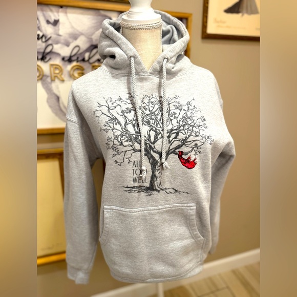 TAYLOR SWIFT Gray All Too Well Graphic Hoodie - Picture 1 of 7